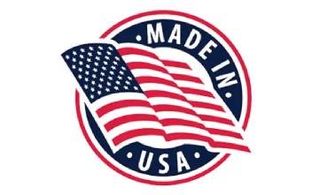 Manufactured in the United States following quality standards